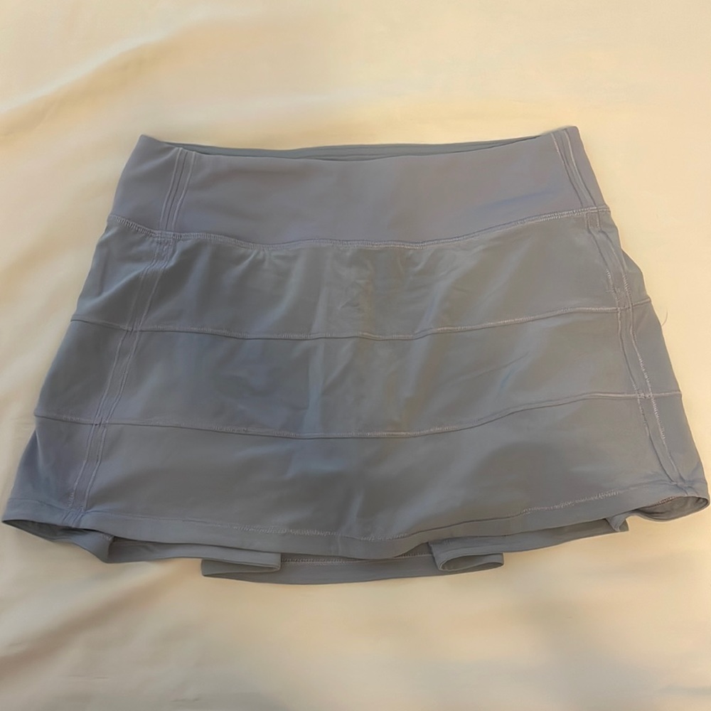 Lululemon Pace Rival Skirt (Chambray Blue, Regular Length, Size 4, High rise)